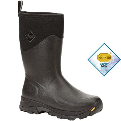 The Original Muck Boot Company Arctic Ice Mid Arctic Grip All - Terrain - Men's Black/Grey Shoe Deals Outlet