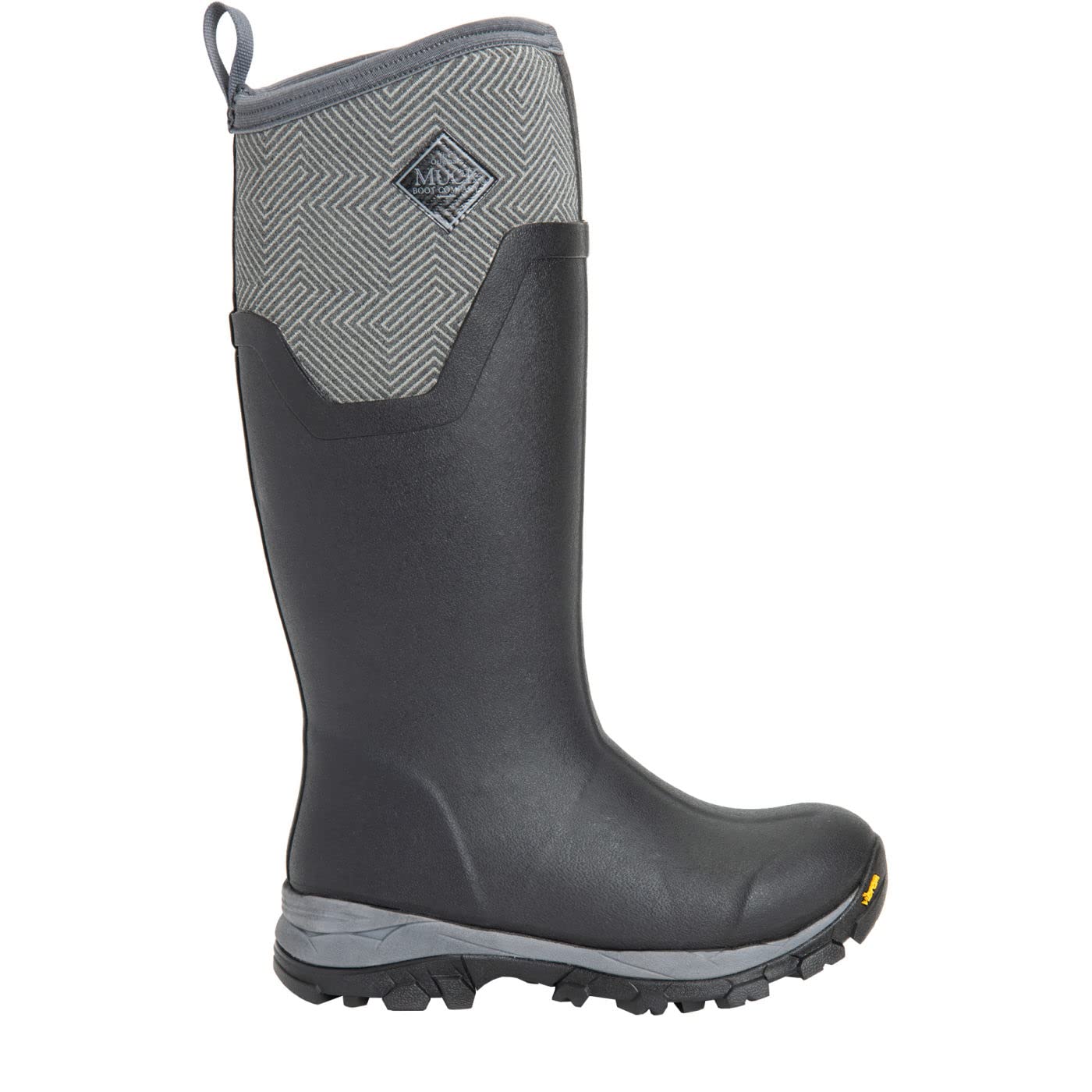 The Original Muck Boot Company Arctic Ice Tall Agat - Women's Black/Grey Geometric Shoe Deals Outlet
