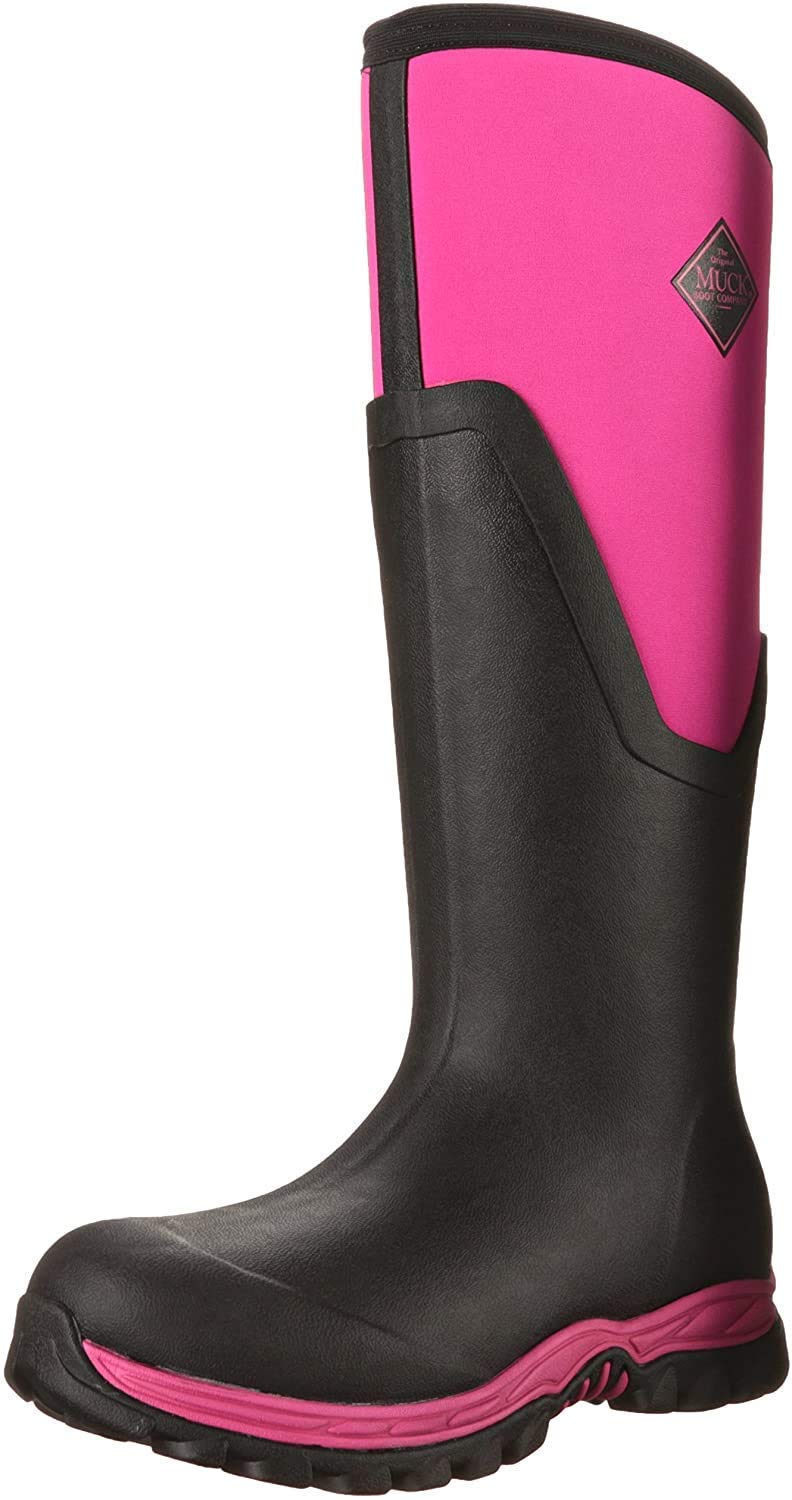 The Original Muck Boot Company Arctic Sport Ii Tall Boot - Women's Black/Pink Shoe Deals Outlet