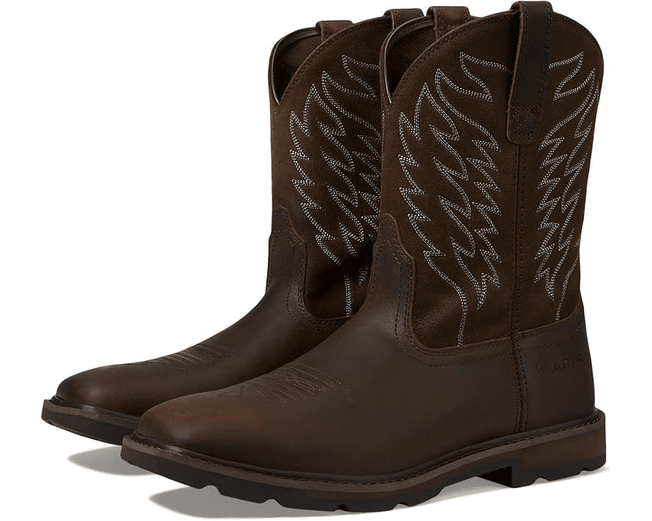 Ariat Groundbreaker Wide Square Toe Brown 12 D 889359266196 Shoe Deals Outlet