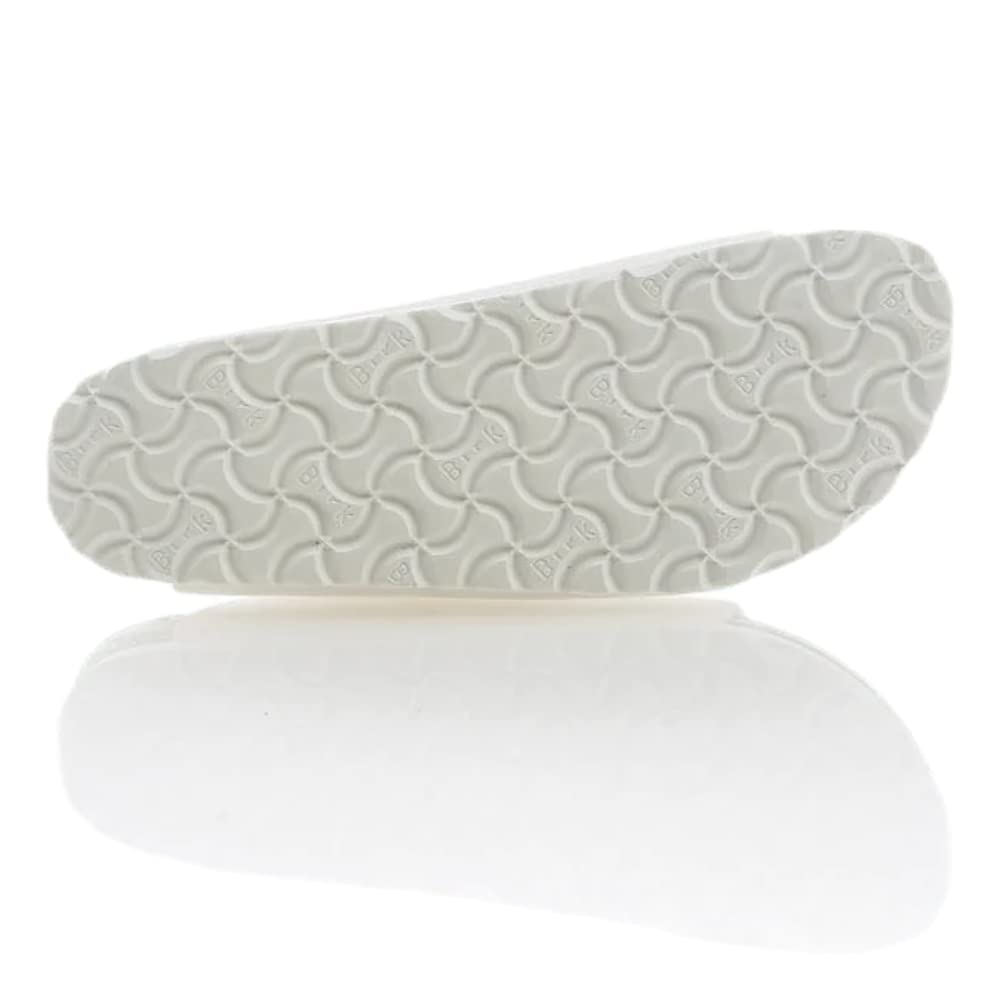 Birkenstock Arizona Birko - Flor Patent - Unisex White Shoe Deals Outlet
