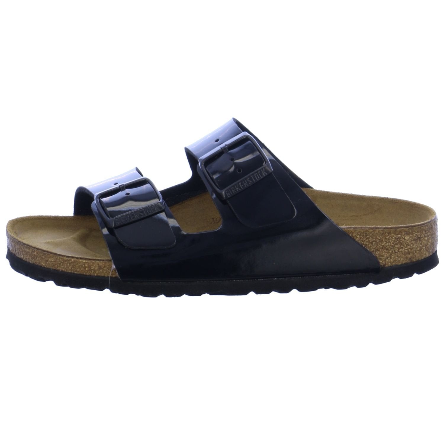 Birkenstock Arizona Birko - Flor Patent - Unisex Black Shoe Deals Outlet