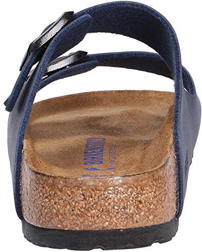 Birkenstock Arizona Birko - Flor Soft Footbed - Unisex Blue Shoe Deals Outlet