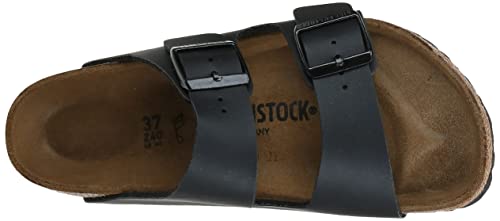 Birkenstock Arizona Birko - Flor Soft Footbed - Unisex Black Shoe Deals Outlet