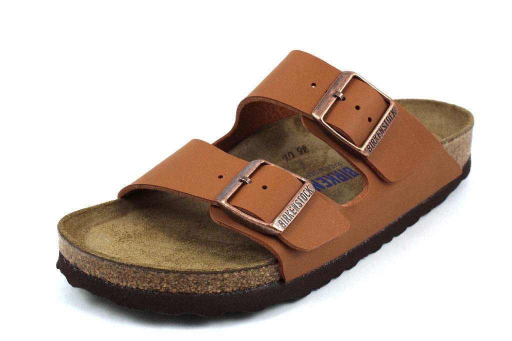 Birkenstock Arizona Birko - Flor Soft Footbed - Unisex Ginger Brown Shoe Deals Outlet
