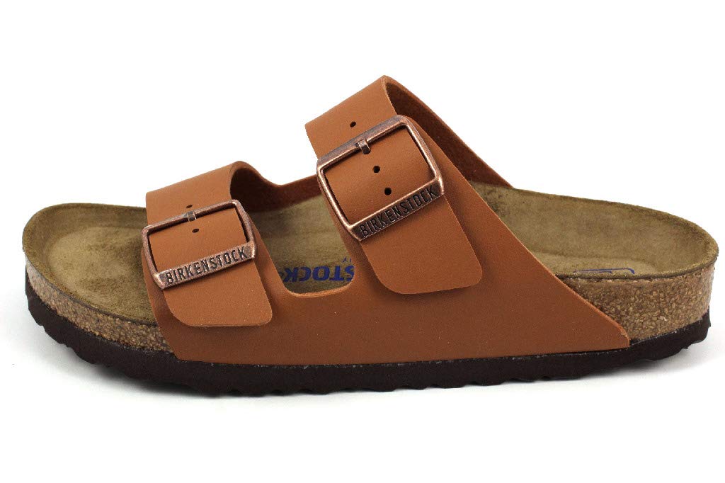 Birkenstock Arizona Birko - Flor Soft Footbed - Unisex Ginger Brown Shoe Deals Outlet