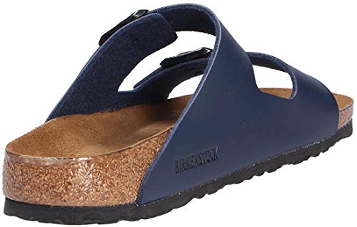 Birkenstock Arizona Birko - Flor Soft Footbed - Unisex Blue Shoe Deals Outlet