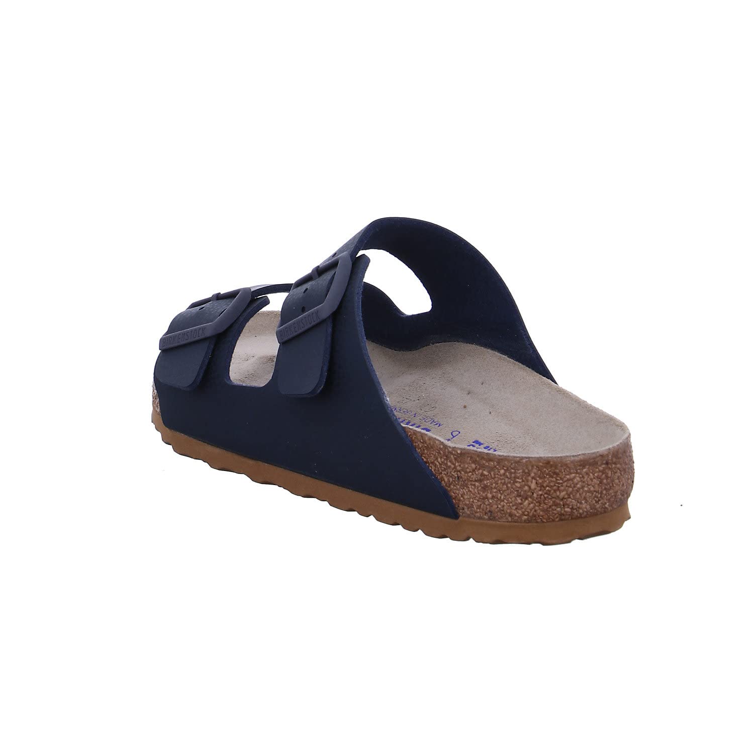 Birkenstock Arizona Birko - Flor Soft Footbed - Unisex Desert Soil Midnight Blue Shoe Deals Outlet