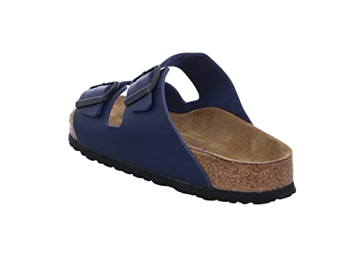 Birkenstock Arizona Birko - Flor Soft Footbed - Unisex Blue Shoe Deals Outlet
