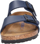 Birkenstock Arizona Birko - Flor Soft Footbed - Unisex Blue Shoe Deals Outlet