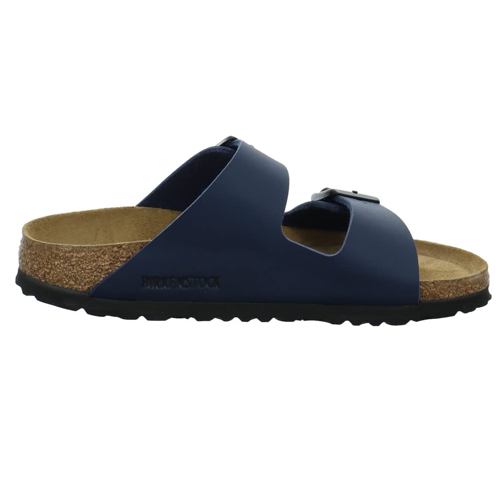 Birkenstock Arizona Birko - Flor Soft Footbed - Unisex Blue Shoe Deals Outlet