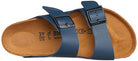 Birkenstock Arizona Birko - Flor Soft Footbed - Unisex Blue Shoe Deals Outlet