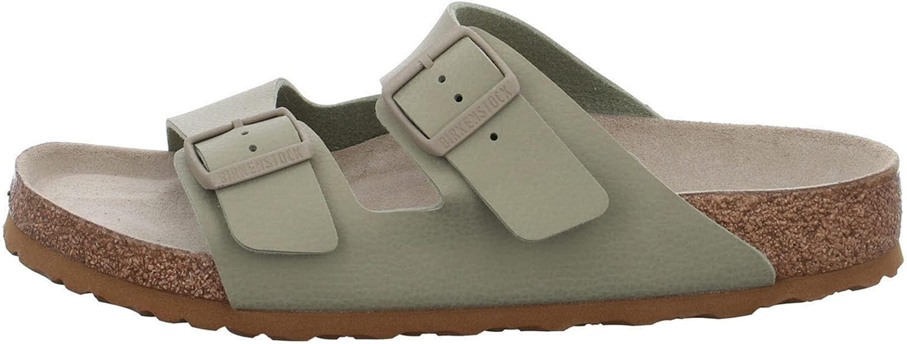 Birkenstock Arizona Birko - Flor Soft Footbed - Unisex Desert Soil Faded Khaki Shoe Deals Outlet