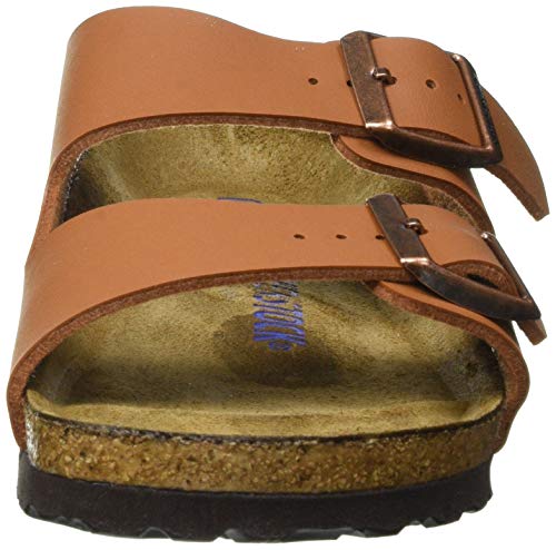 Birkenstock Arizona Birko - Flor Soft Footbed - Unisex Ginger Brown Shoe Deals Outlet