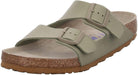Birkenstock Arizona Birko - Flor Soft Footbed - Unisex Desert Soil Faded Khaki Shoe Deals Outlet