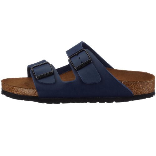 Birkenstock Arizona Birko - Flor Soft Footbed - Unisex Blue Shoe Deals Outlet