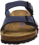 Birkenstock Arizona Birko - Flor Soft Footbed - Unisex Blue Shoe Deals Outlet