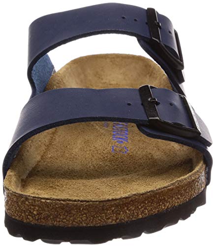 Birkenstock Arizona Birko - Flor Soft Footbed - Unisex Blue Shoe Deals Outlet