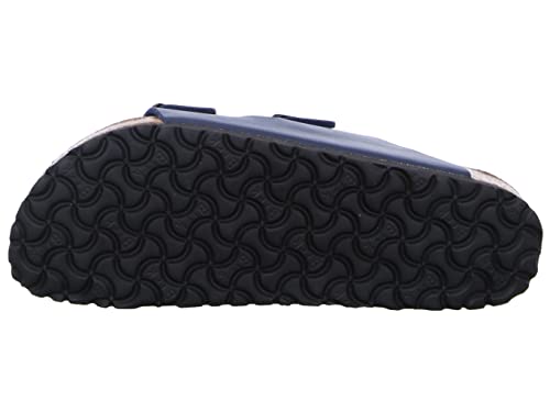Birkenstock Arizona Birko - Flor Soft Footbed - Unisex Blue Shoe Deals Outlet