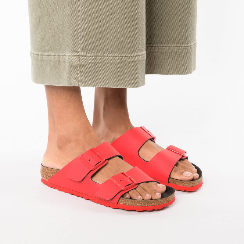 Birkenstock Arizona Birko - Flor - Unisex Red Shoe Deals Outlet