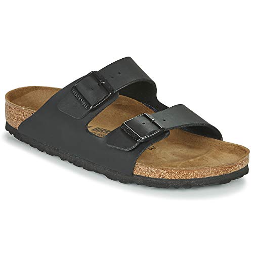 Birkenstock Arizona Birko - Flor - Unisex Black Shoe Deals Outlet