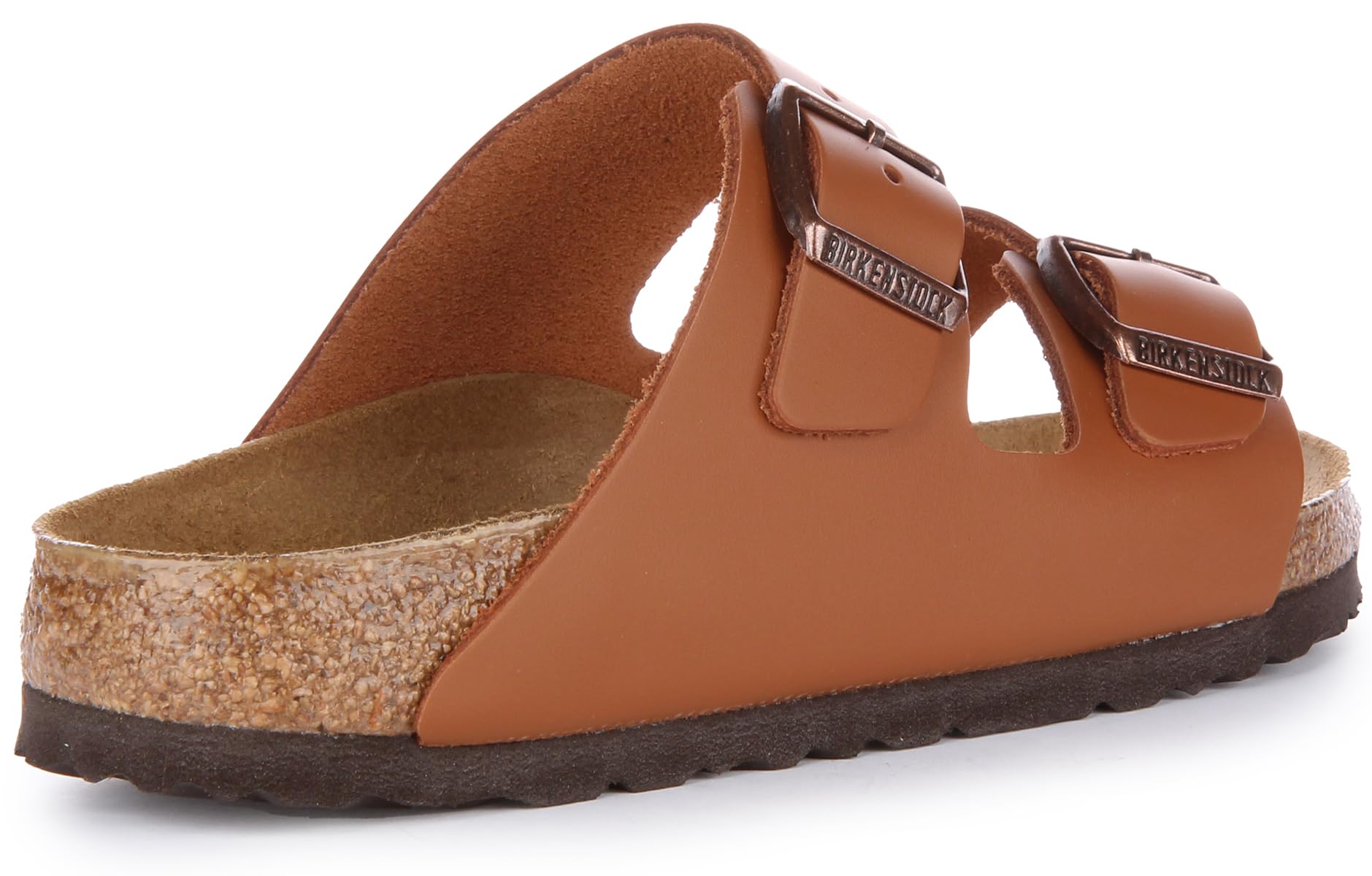 Birkenstock Arizona Natural Leather - Unisex Ginger Brown Shoe Deals Outlet