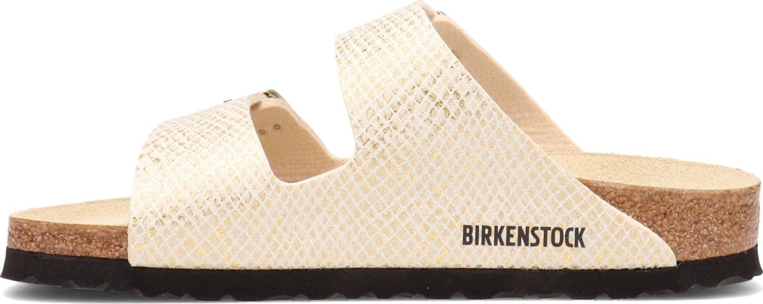 Birkenstock Arizona - Unisex Shiny Python Eggshell Shoe Deals Outlet