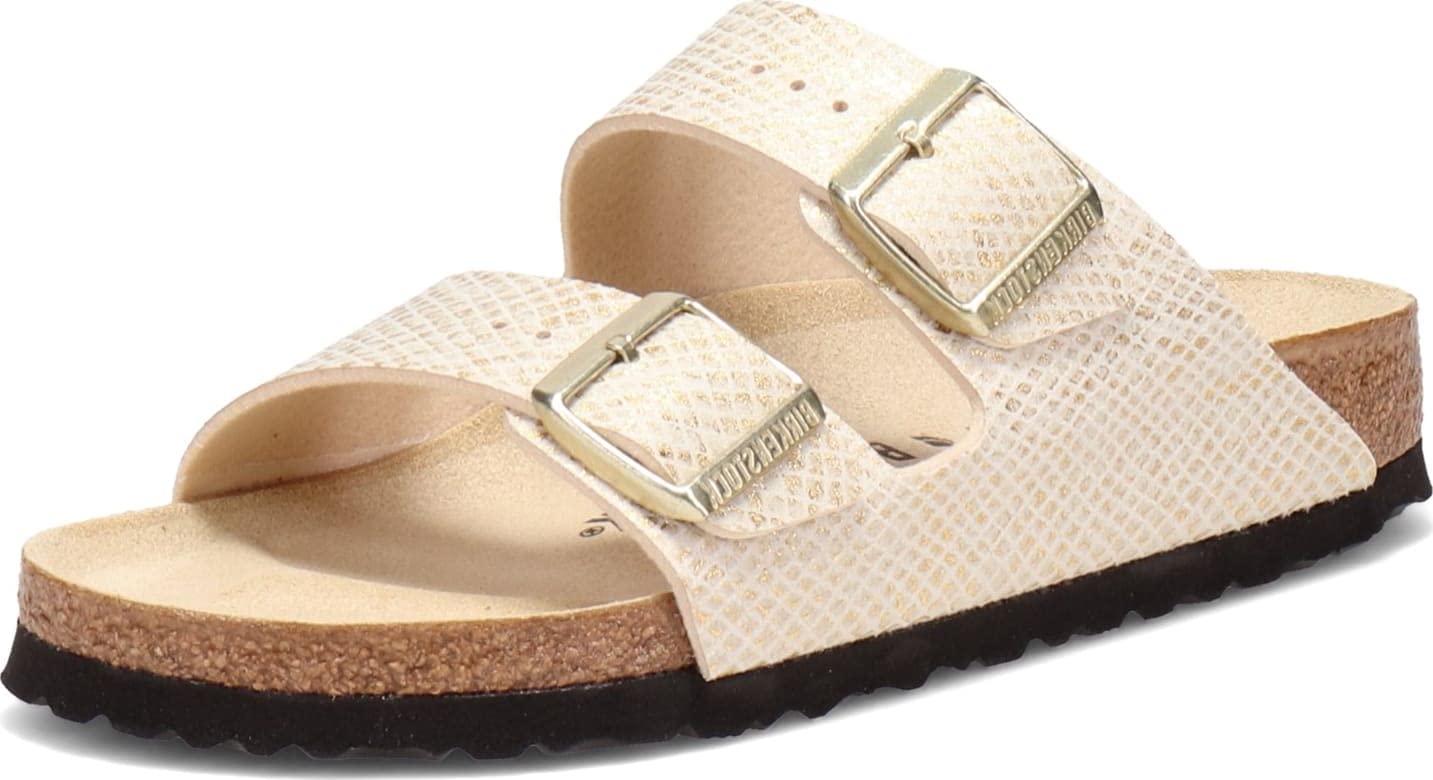 Birkenstock Arizona - Unisex Shiny Python Eggshell Shoe Deals Outlet