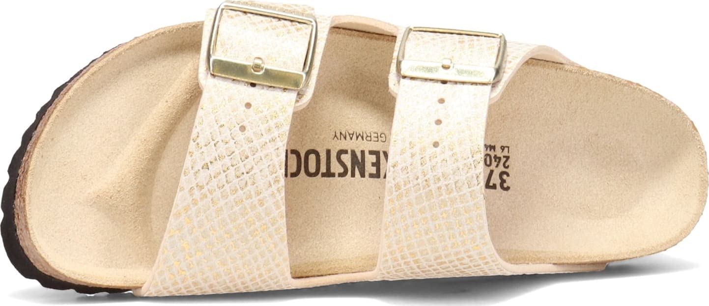 Birkenstock Arizona - Unisex Shiny Python Eggshell Shoe Deals Outlet