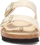 Birkenstock Arizona - Unisex Shiny Python Eggshell Shoe Deals Outlet