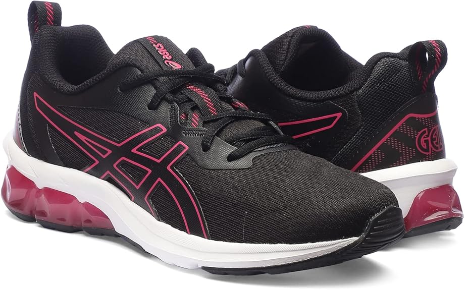 ASICS Gel - Quantum 90 IV Black / Pink Rave 7 M 4550456429604 Shoe Deals Outlet