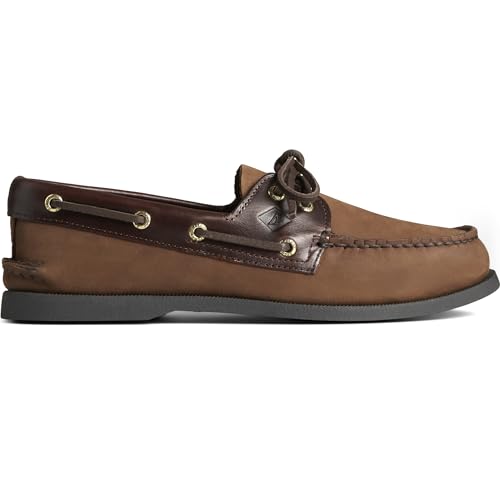 Sperry Authentic Original 2 - Eye Boat Shoe - Men's Brown Buck Shoe Deals Outlet