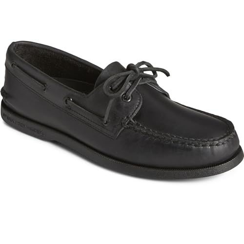 Sperry Authentic Original 2 Eye - Men's Black Shoe Deals Outlet