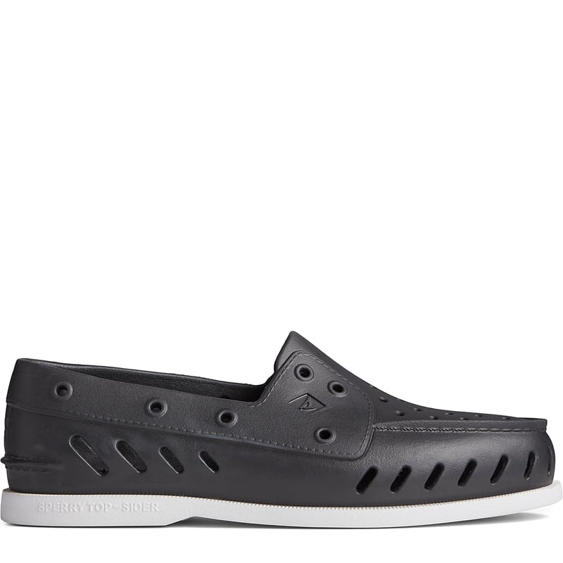 Sperry Authentic Original Float Boat - Men's Black Shoe Deals Outlet