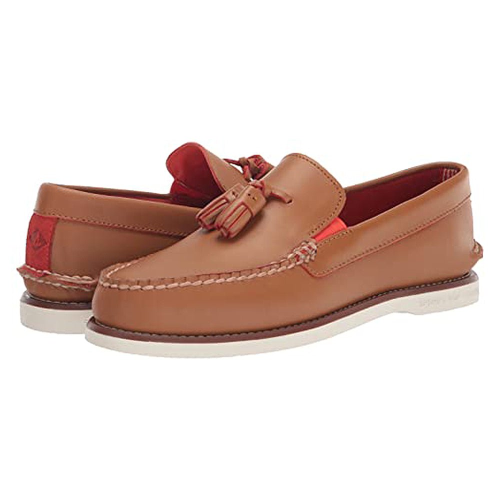 Sperry Authentic Original Tassel Loafer - Men's Tan Shoe Deals Outlet