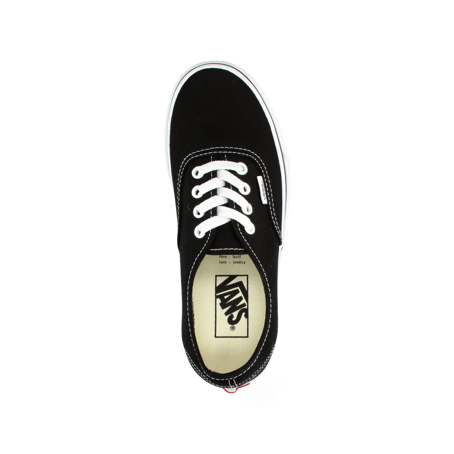 Vans Authentic - Unisex Black Shoe Deals Outlet