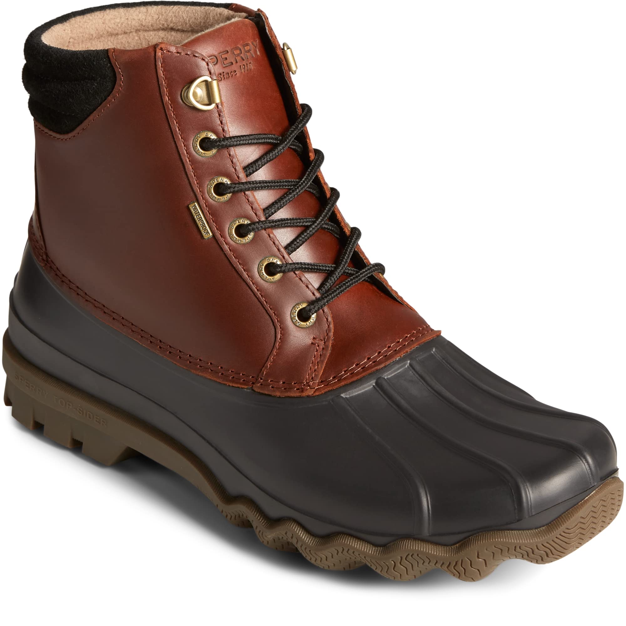 Sperry Avenue Duck - Men's Black/Amaretto Shoe Deals Outlet