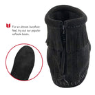 Minnetonka Back Zip Softsole Boot - Women's Softsole Black Shoe Deals Outlet