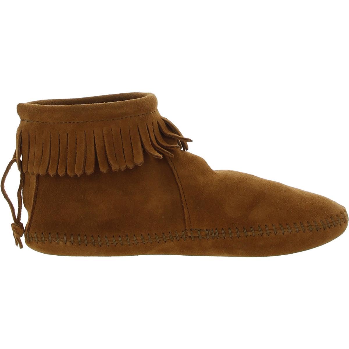 Minnetonka Back Zip Softsole Boot - Women's Softsole Brown Shoe Deals Outlet
