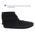 Minnetonka Back Zip Softsole Boot - Women's Softsole Black Shoe Deals Outlet