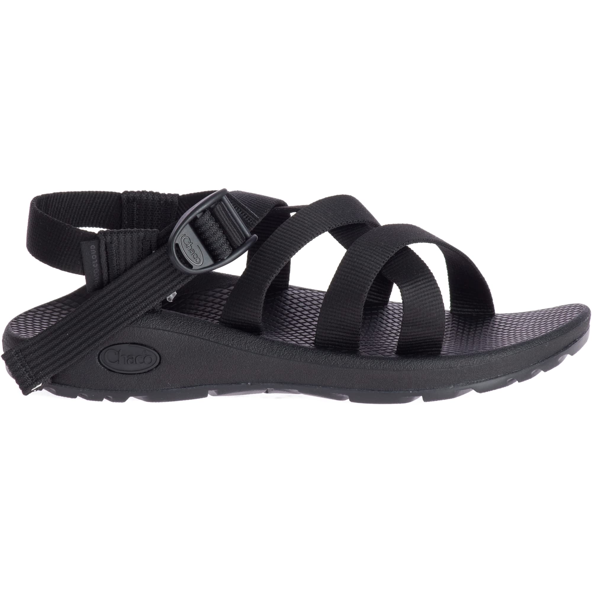 Chaco Banded Z/Cloud - Women's Solid Black Shoe Deals Outlet
