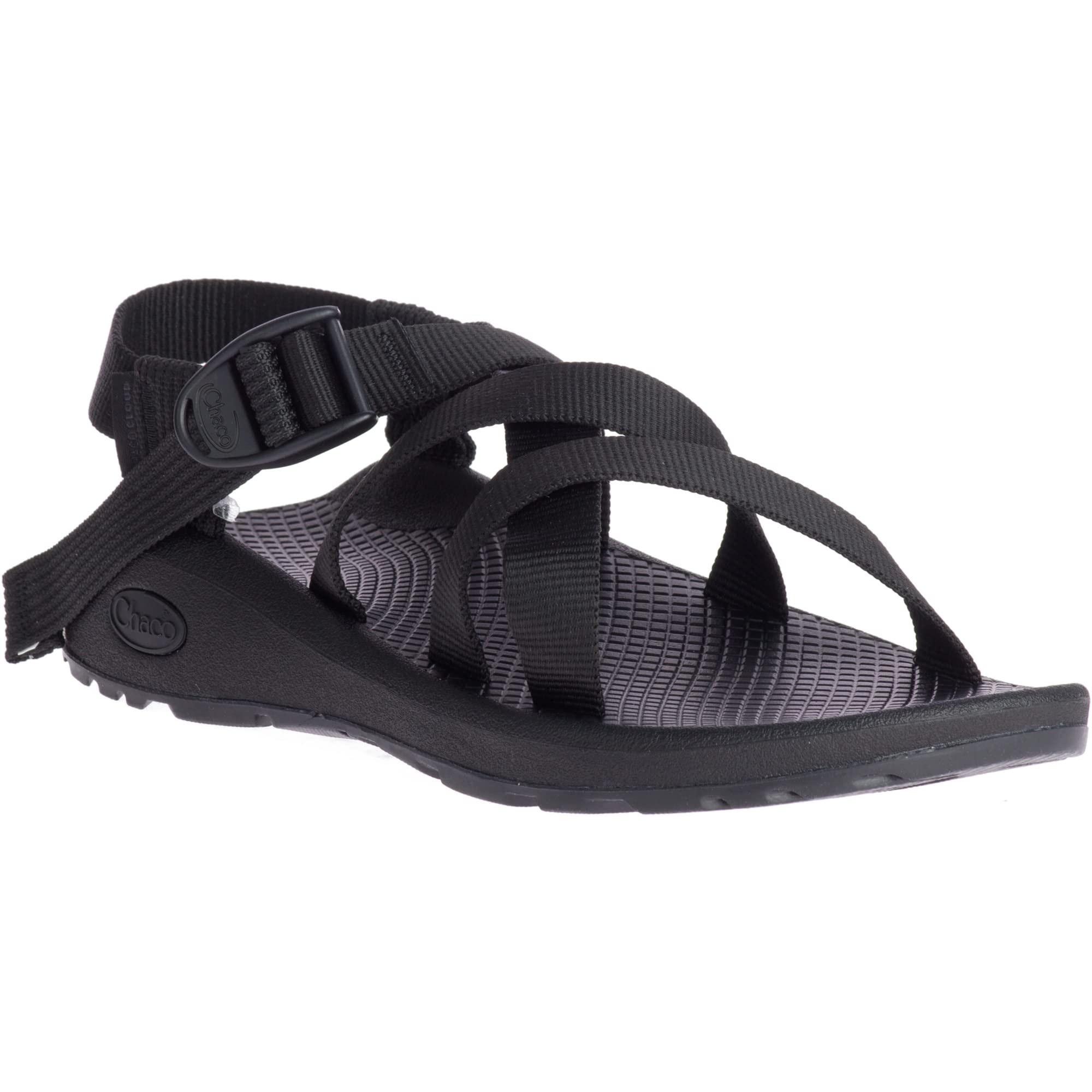 Chaco Banded Z/Cloud - Women's Solid Black Shoe Deals Outlet