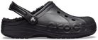 Crocs Baya Lined Clog - Men's Black/Black Shoe Deals Outlet
