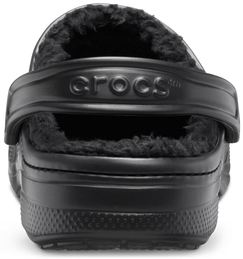 Crocs Baya Lined Clog - Men's Black/Black Shoe Deals Outlet