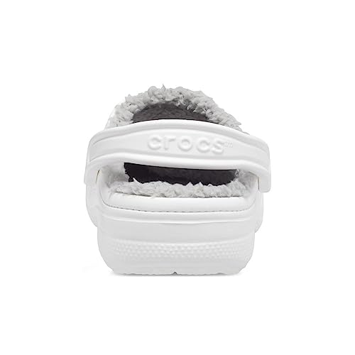 Crocs Baya Lined Clog - Unisex White/Light Grey Shoe Deals Outlet