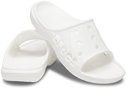 Crocs Baya Slide - Unisex White Shoe Deals Outlet