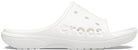 Crocs Baya Slide - Unisex White Shoe Deals Outlet