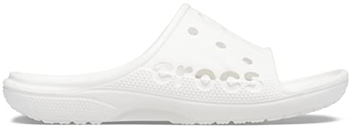 Crocs Baya Slide - Unisex White Shoe Deals Outlet