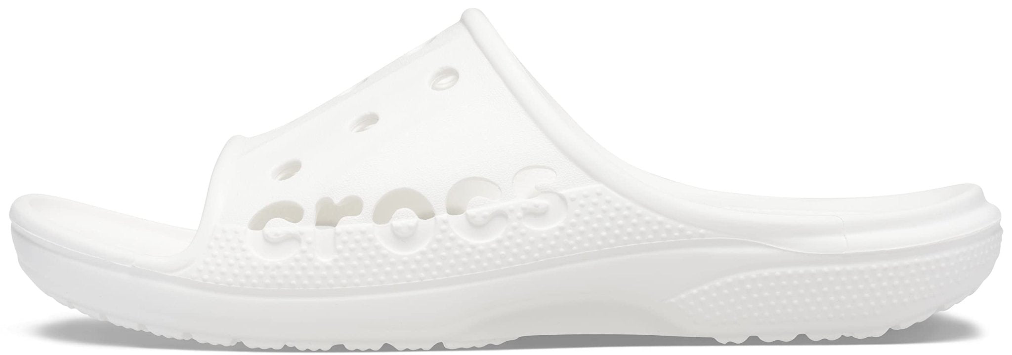 Crocs Baya Slide - Unisex White Shoe Deals Outlet