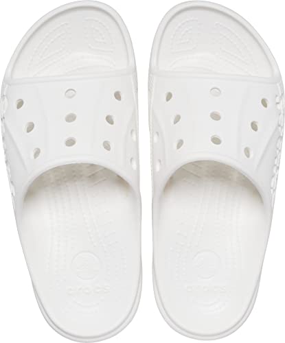 Crocs Baya Slide - Unisex White Shoe Deals Outlet